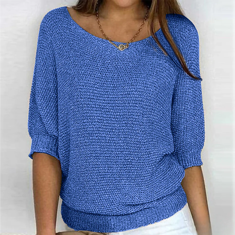 Brenda® | Shiny knit top for women - Image 2