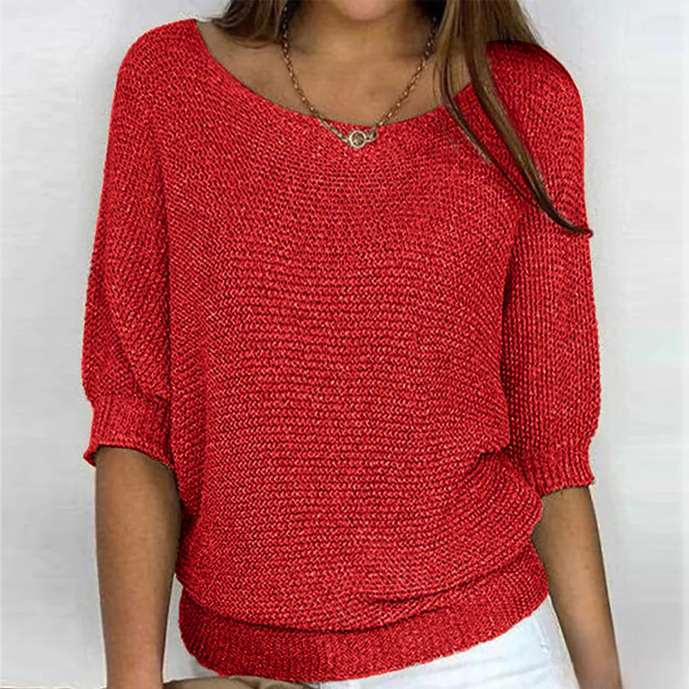 Brenda® | Shiny knit top for women - Image 5