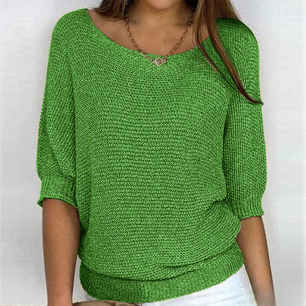 Brenda® | Shiny knit top for women - Image 6