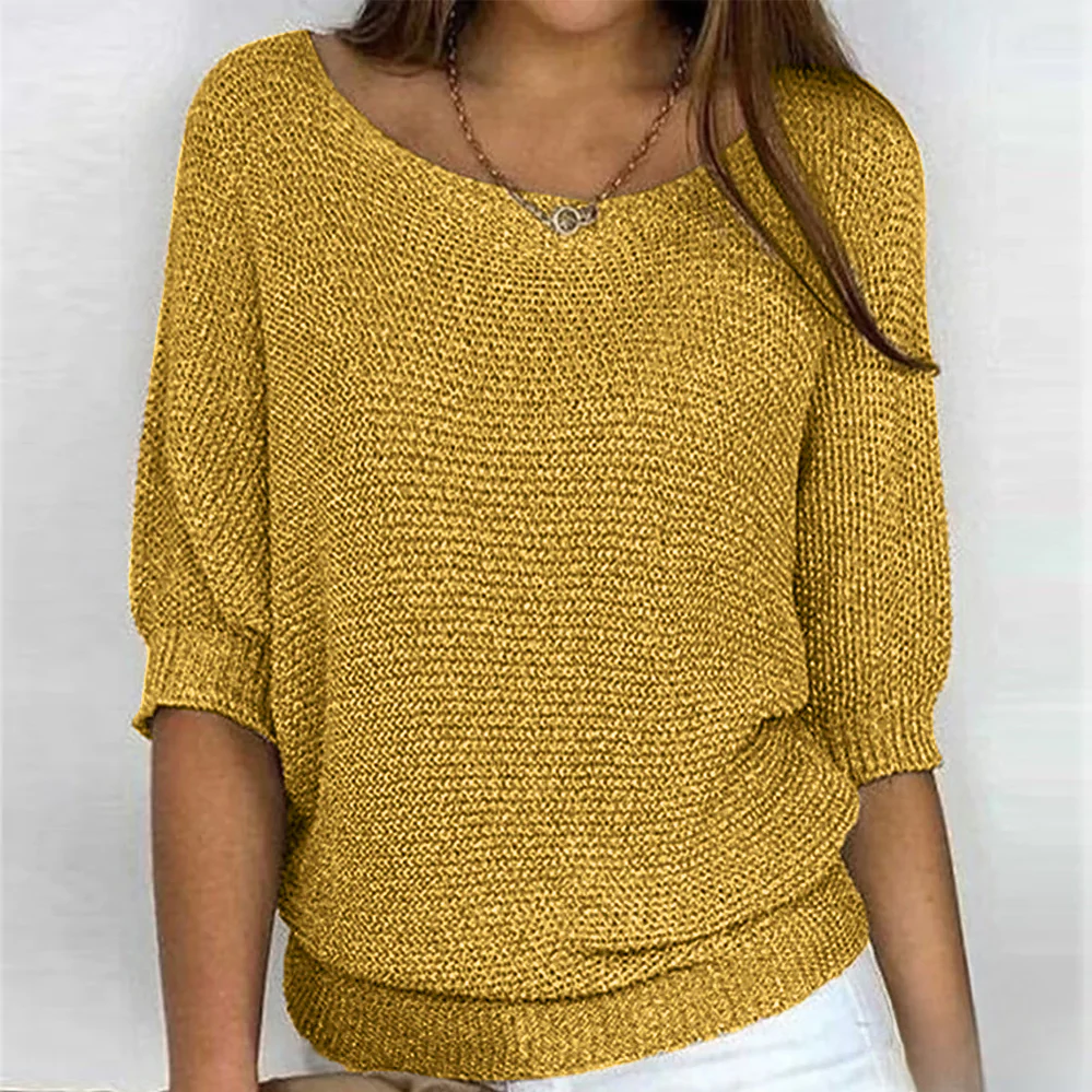 Brenda® | Shiny knit top for women - Image 7