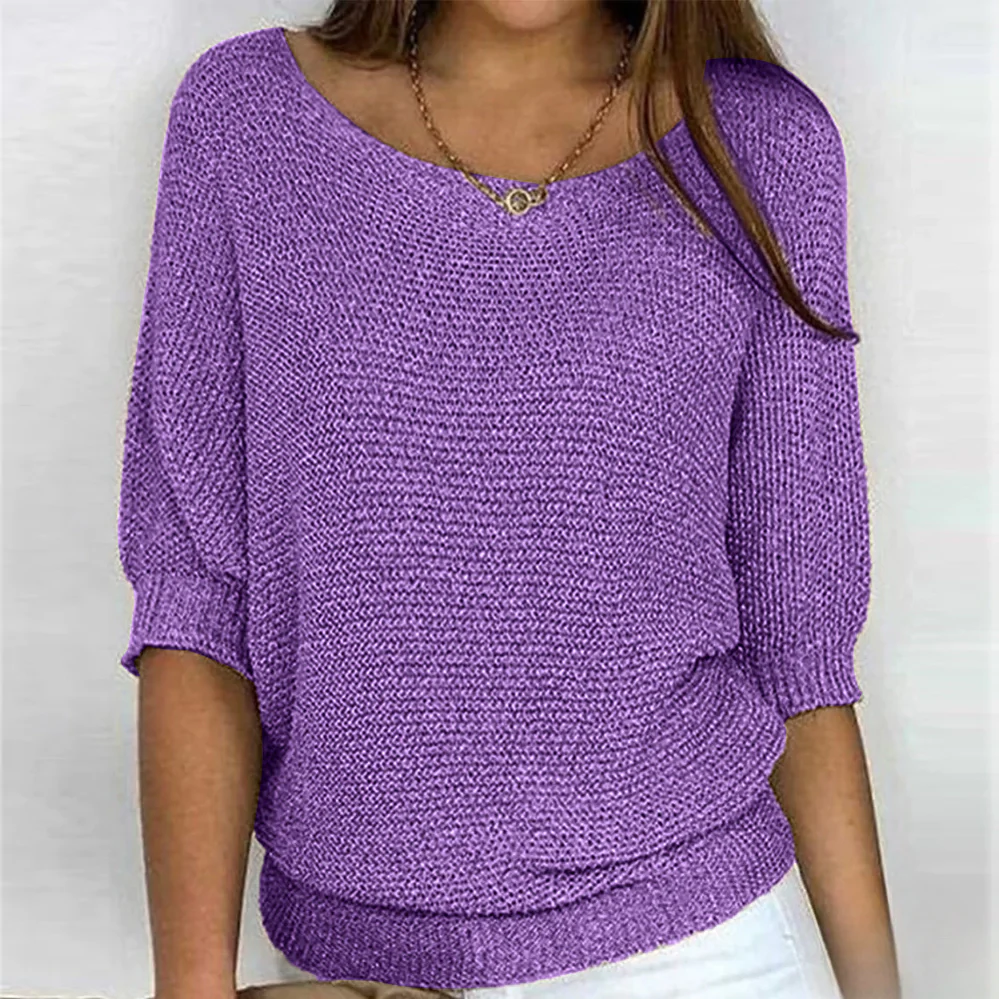Brenda® | Shiny knit top for women - Image 8