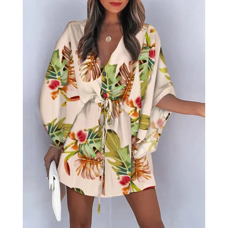 Brenda® | Women'S Floral Print Button-Up Dress - Image 4