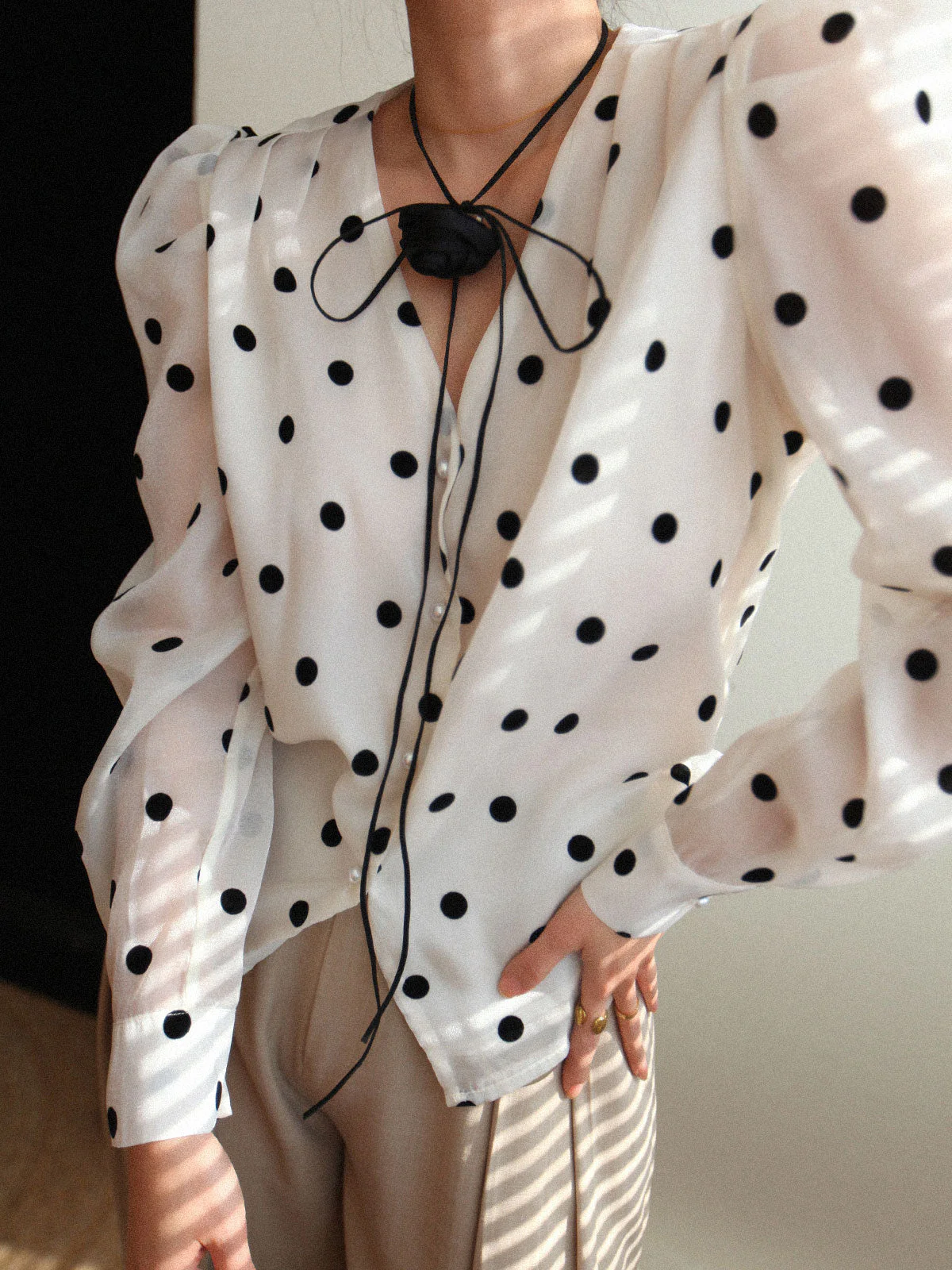 Brenner® | Playful Polka Dot Blouse - Image 5