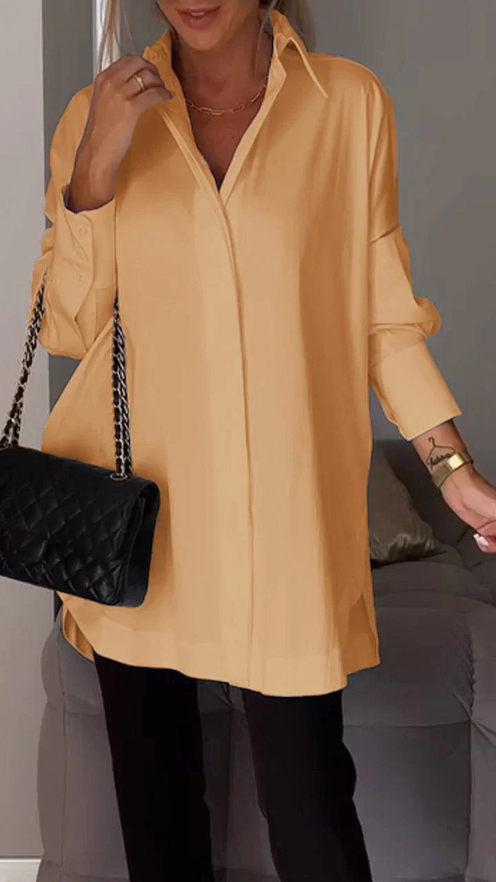 Bretten® | Chic Blouse Made Of Large Silk Chiffon - Image 3
