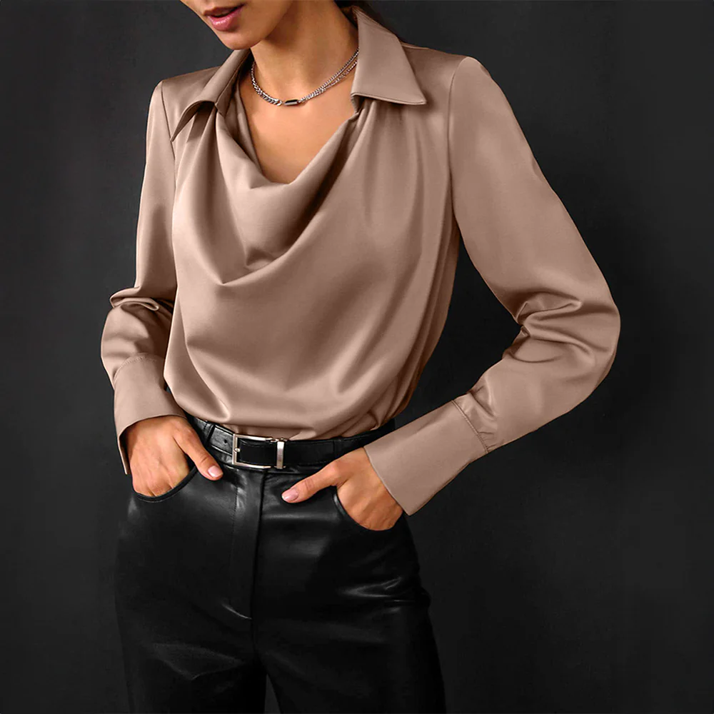 Brettny® | Lotus Satin Blouse