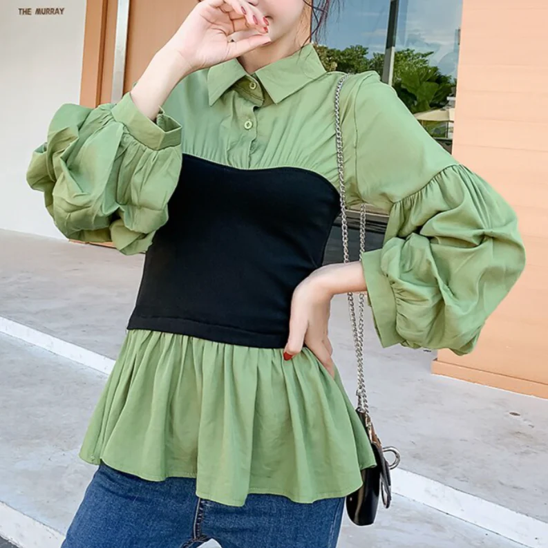 Bricenna® | Elegant Blouse With Lantern Sleeves - Image 2