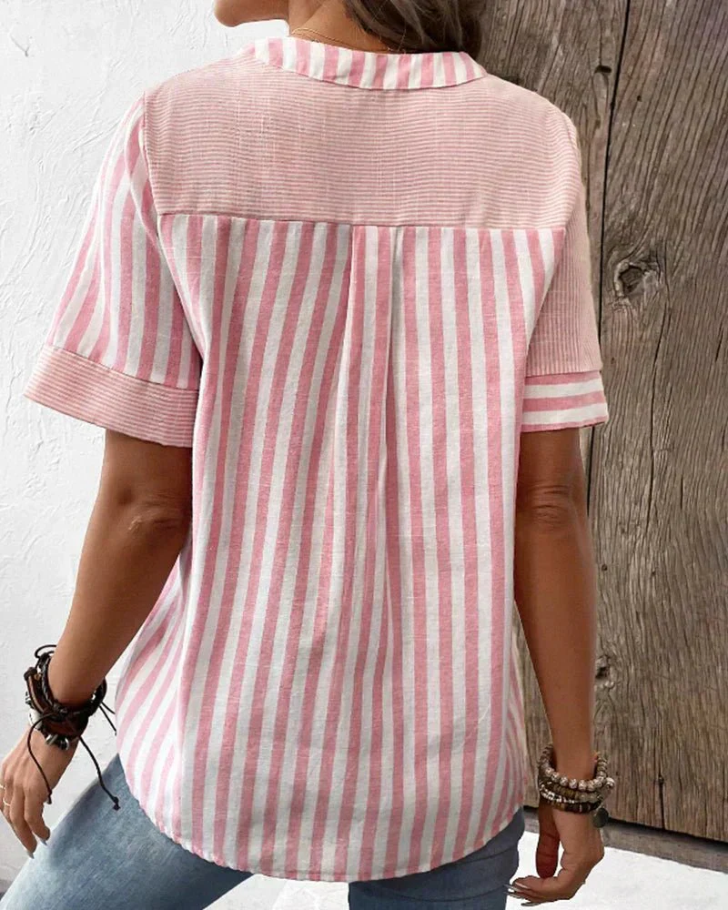 Brígida® | Elegant Blouse Mit Kunstvollem Print - Image 3