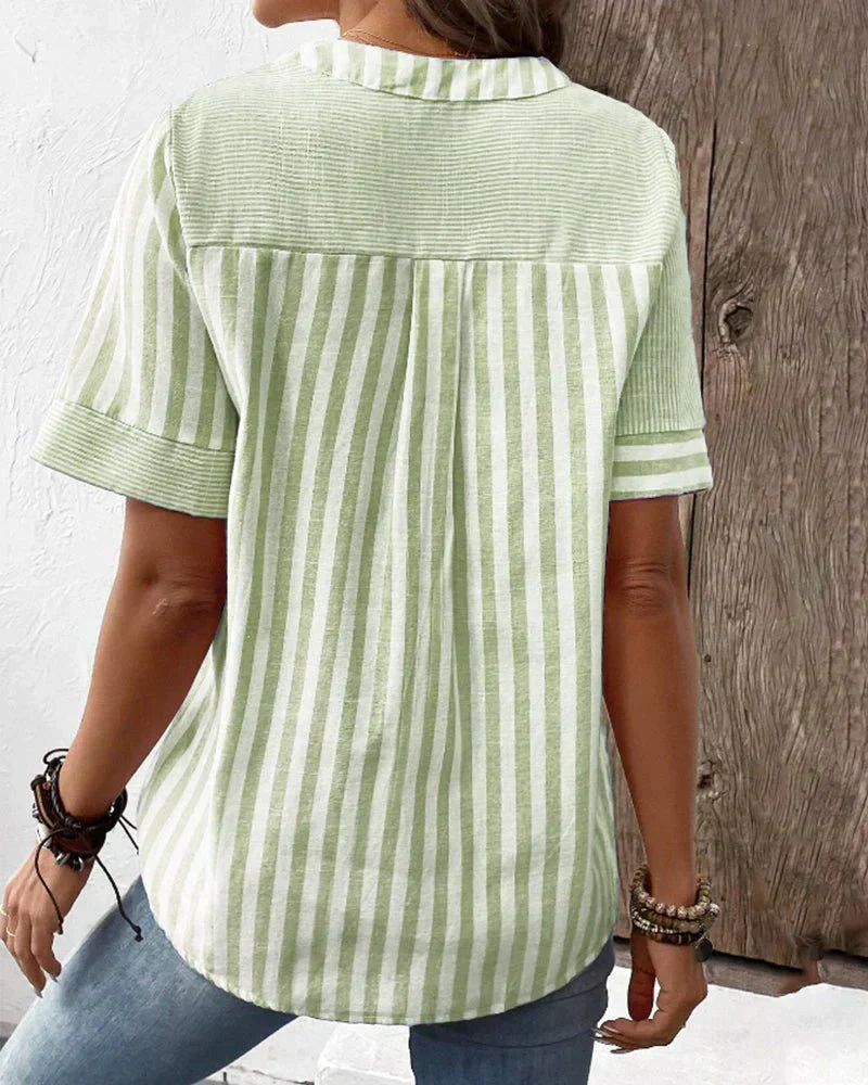 Brígida® | Elegant Blouse Mit Kunstvollem Print - Image 6