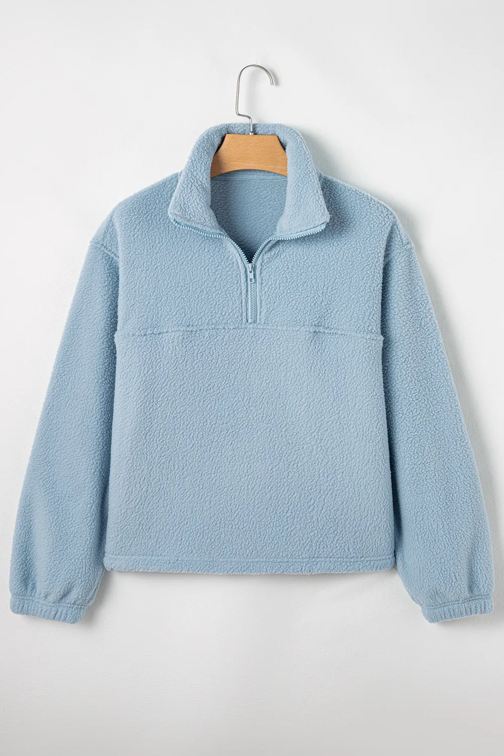 Brigitta | Long sleeve half zip sweatshirt - Image 6
