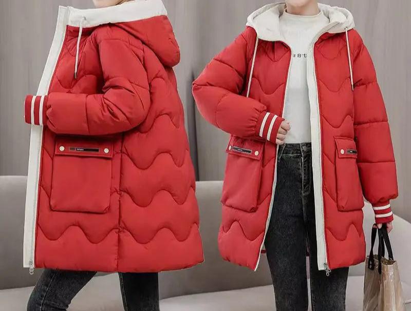 Brigitte | cozy and insulated waterproof winter jacket with hood - Image 11
