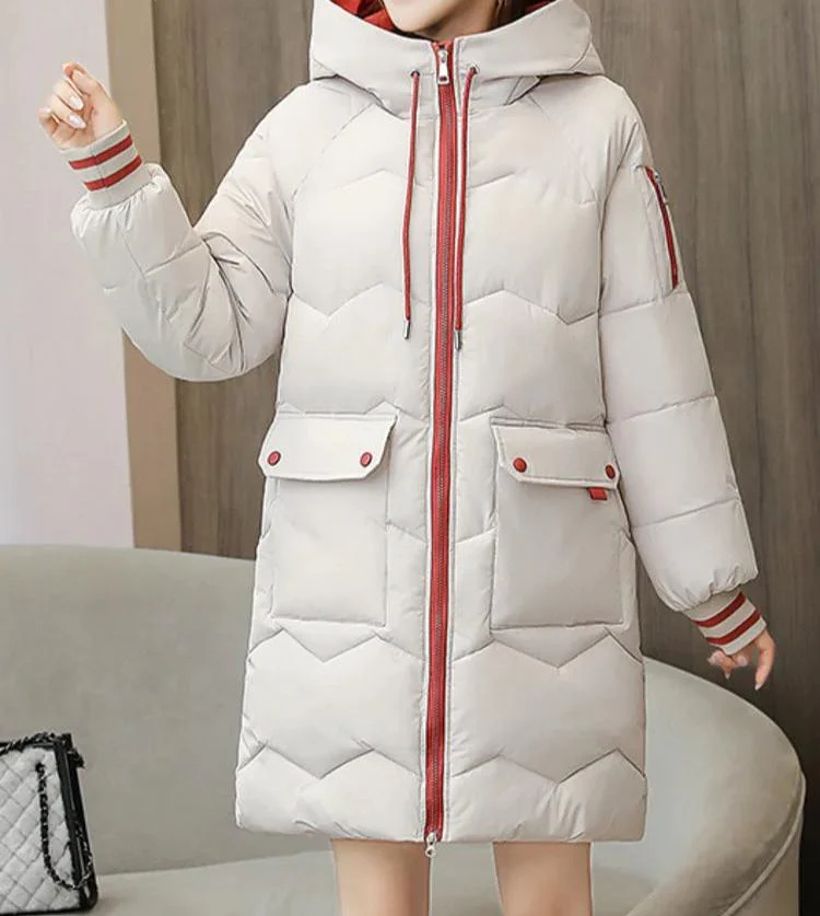 Brigitte | cozy and insulated waterproof winter jacket with hood - Image 5