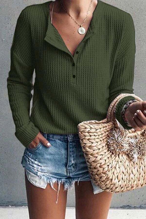 Brilie® | Elegant V-Neck Blouse For Autumn And Spring For Women - Image 7