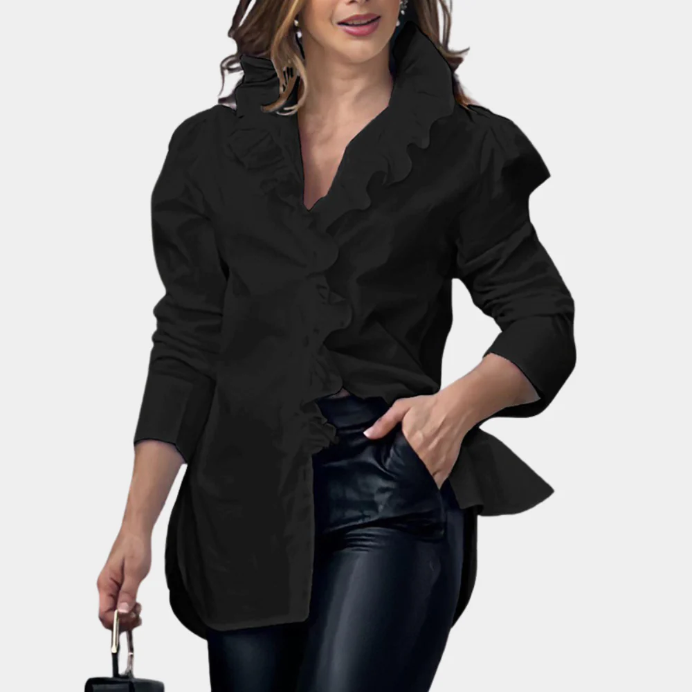 Brisbane® | Elegant Women'S Blouse With Ruffles. - Image 2