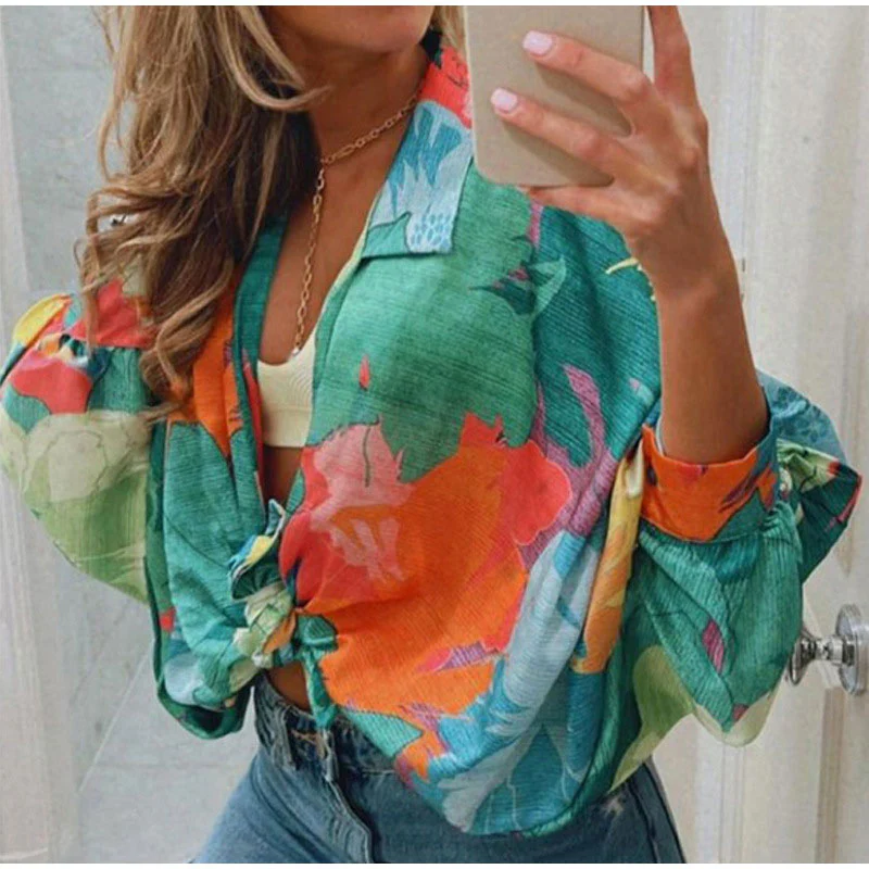 Britten® | Elegant Patchwork Blouses With Print For Women - Image 3