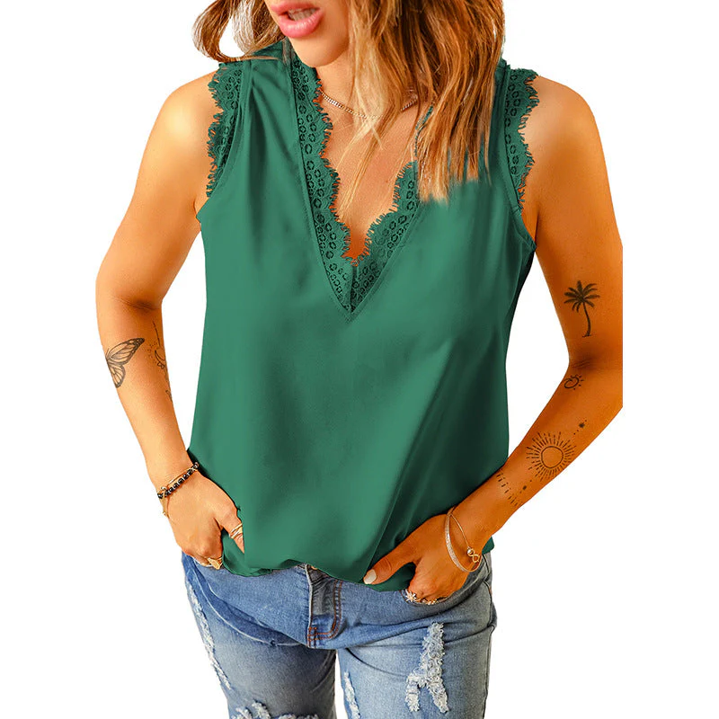 Britteon® | Women'S V-Neck Blouse Made Of Lace - Image 10