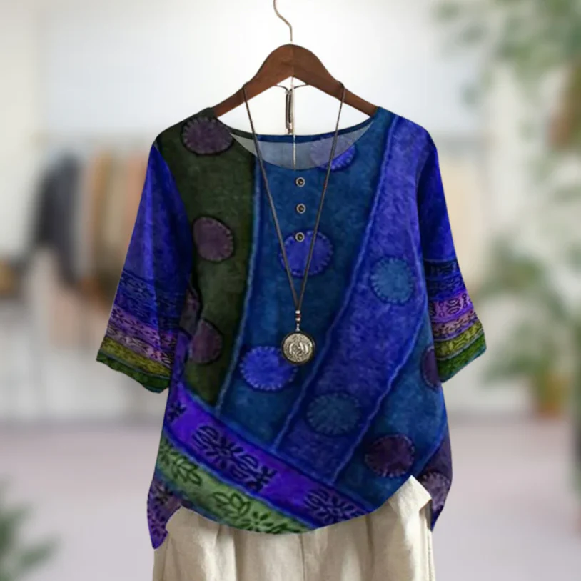 Brocha® | Vintage Boho Blouse - Image 5