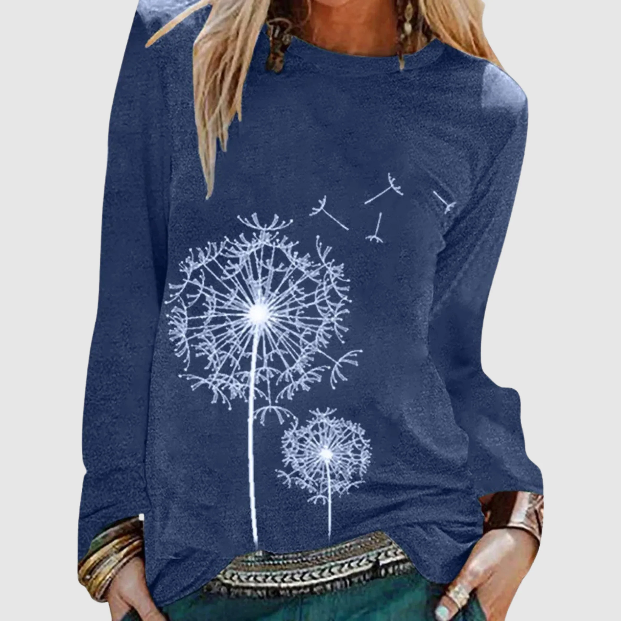 Bronia® | Printed Long Sleeve Casual Blouse For Women - Image 2