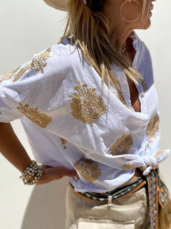 Brookston® | Blouse With Print - Image 5