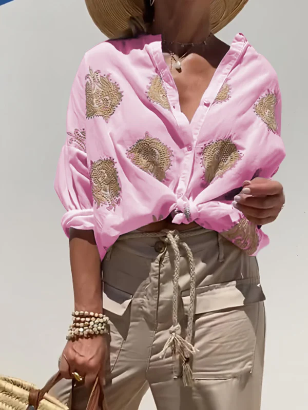 Brookston® | Blouse With Print - Image 7