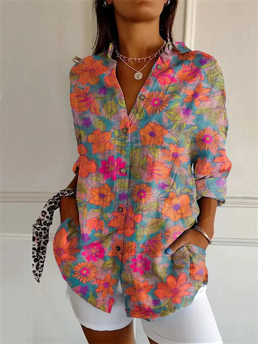 Brookton® | Casual Floral Pattern Blouse - Image 6