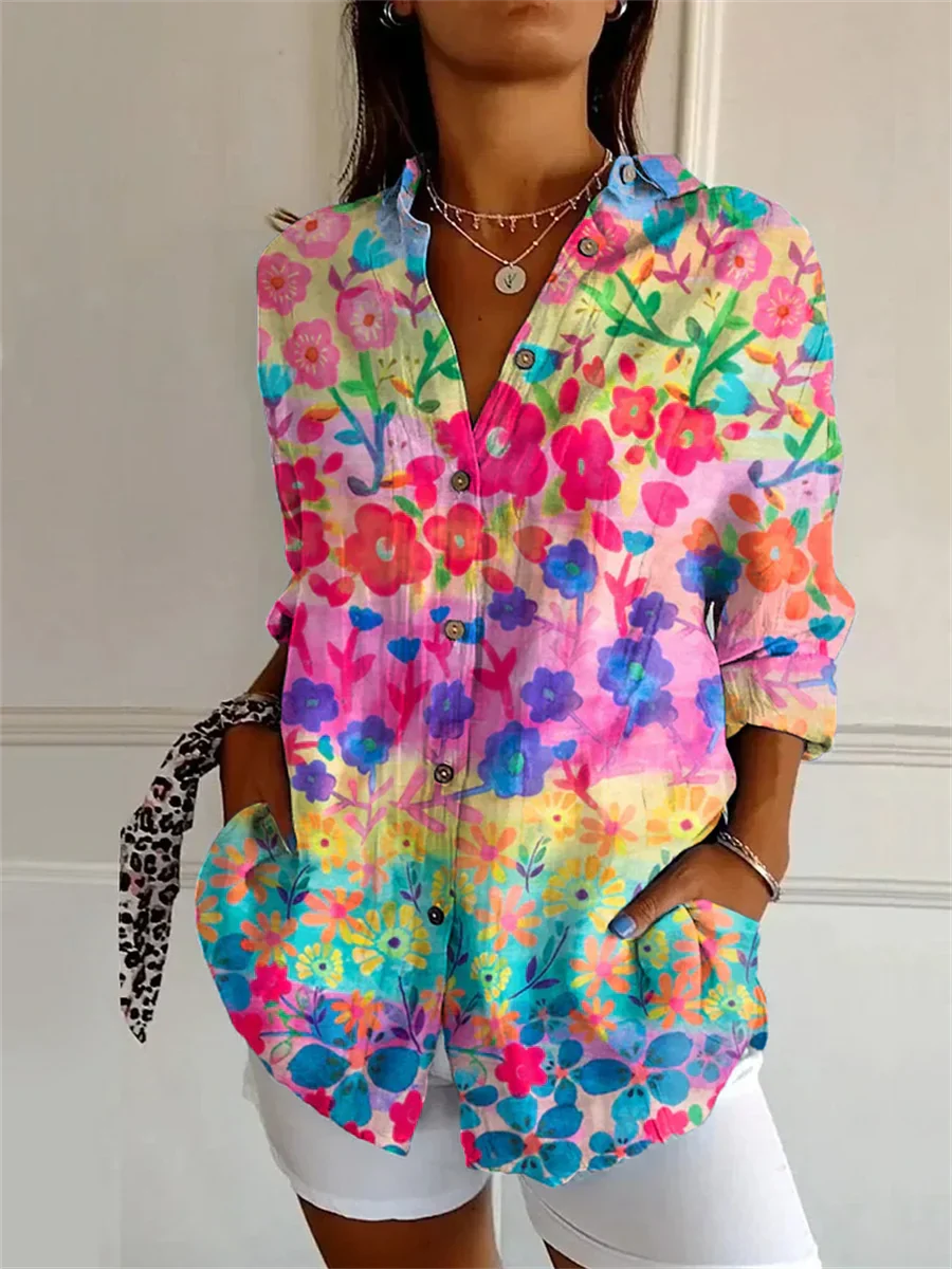 Brookton® | Casual Floral Pattern Blouse - Image 7