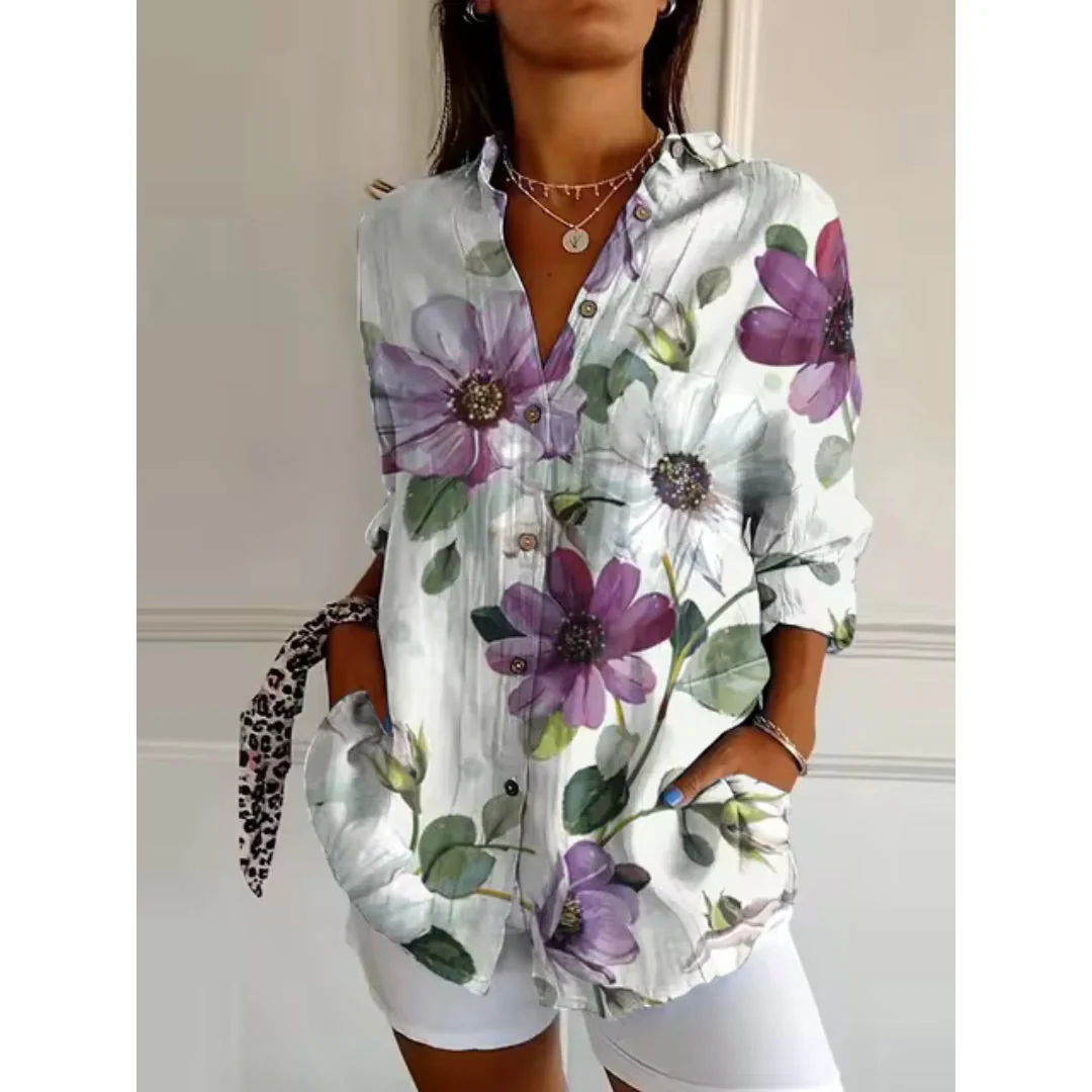 Browett® | Printed Classic Blouse - Image 3