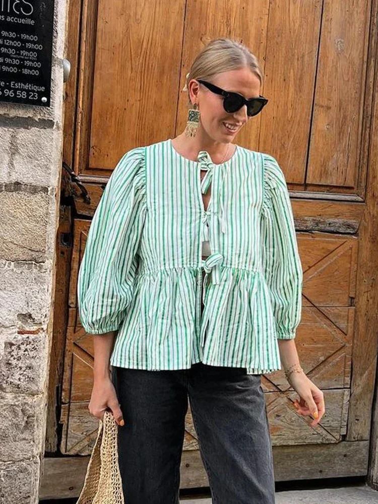 Browscombe® | Elegant Blouse With Bows - Image 2