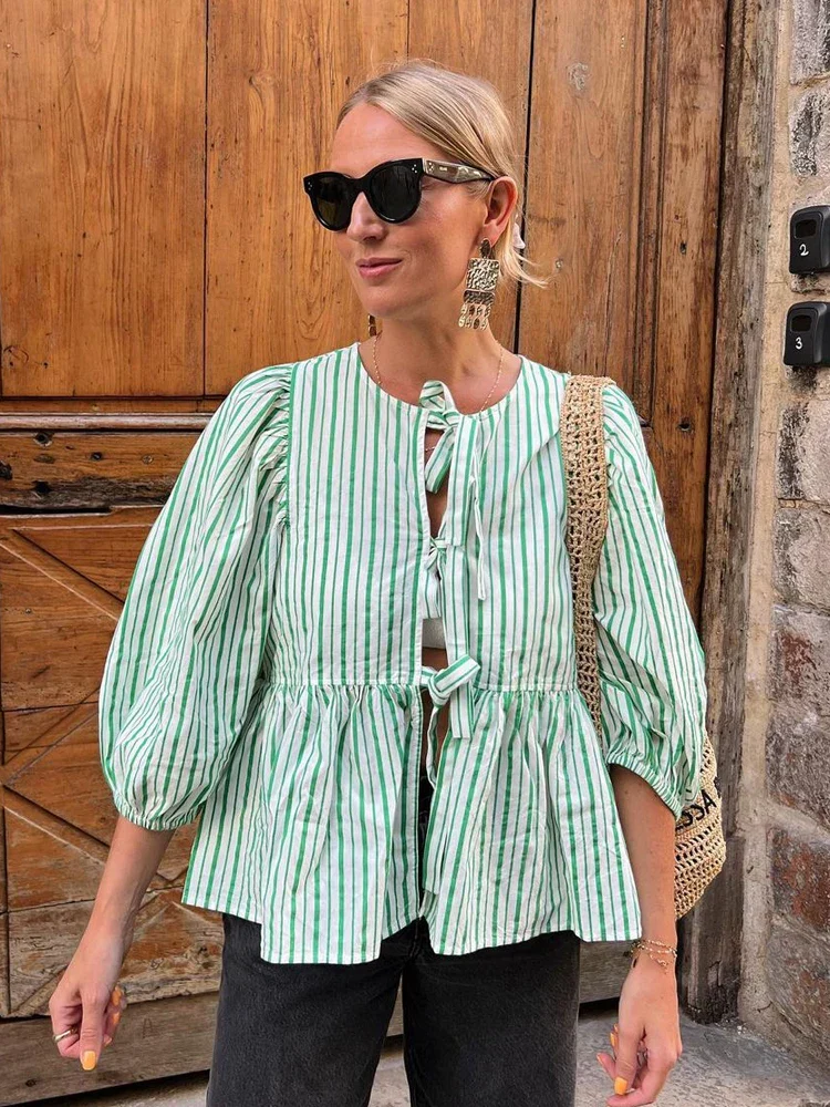 Browscombe® | Elegant Blouse With Bows - Image 3