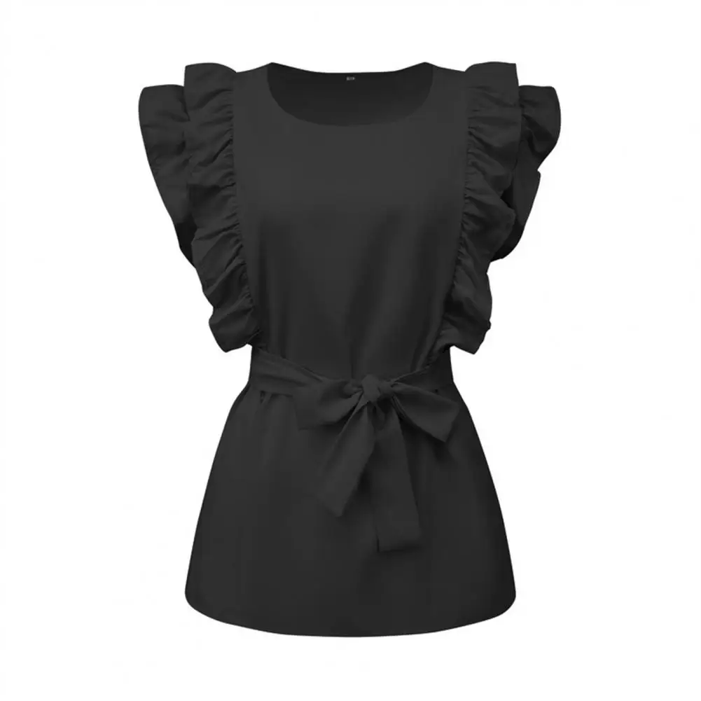 Browster® | Blouse With Ruffle Sleeves And Belt - Image 3