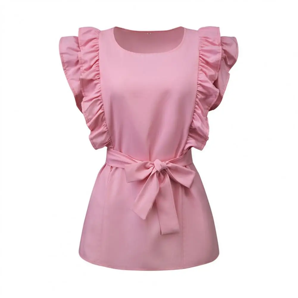 Browster® | Blouse With Ruffle Sleeves And Belt - Image 5