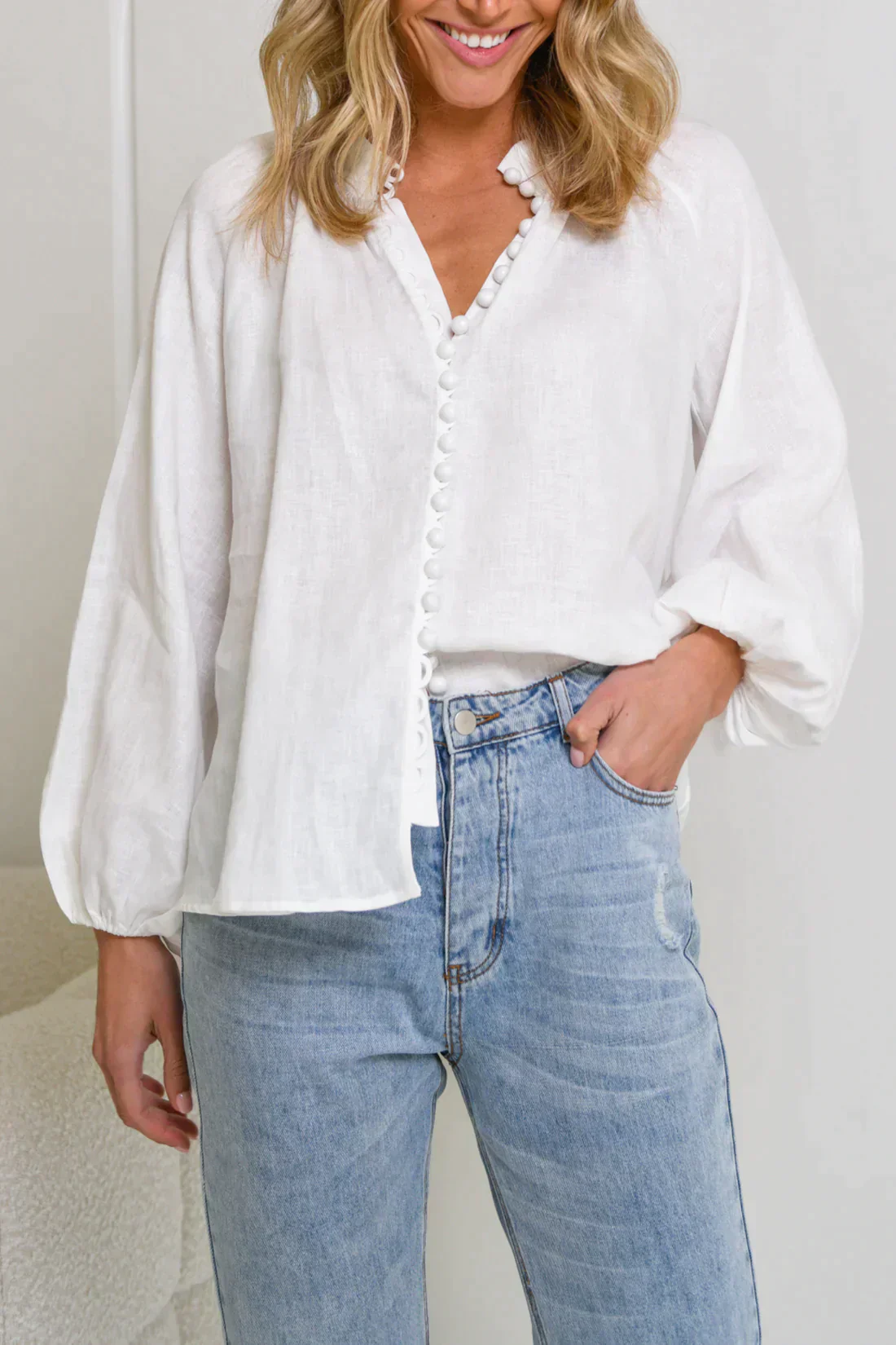 Bruce® | White Blouse - Image 6