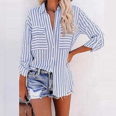 Bruford® | Striped Long Sleeve Blouse - Image 2