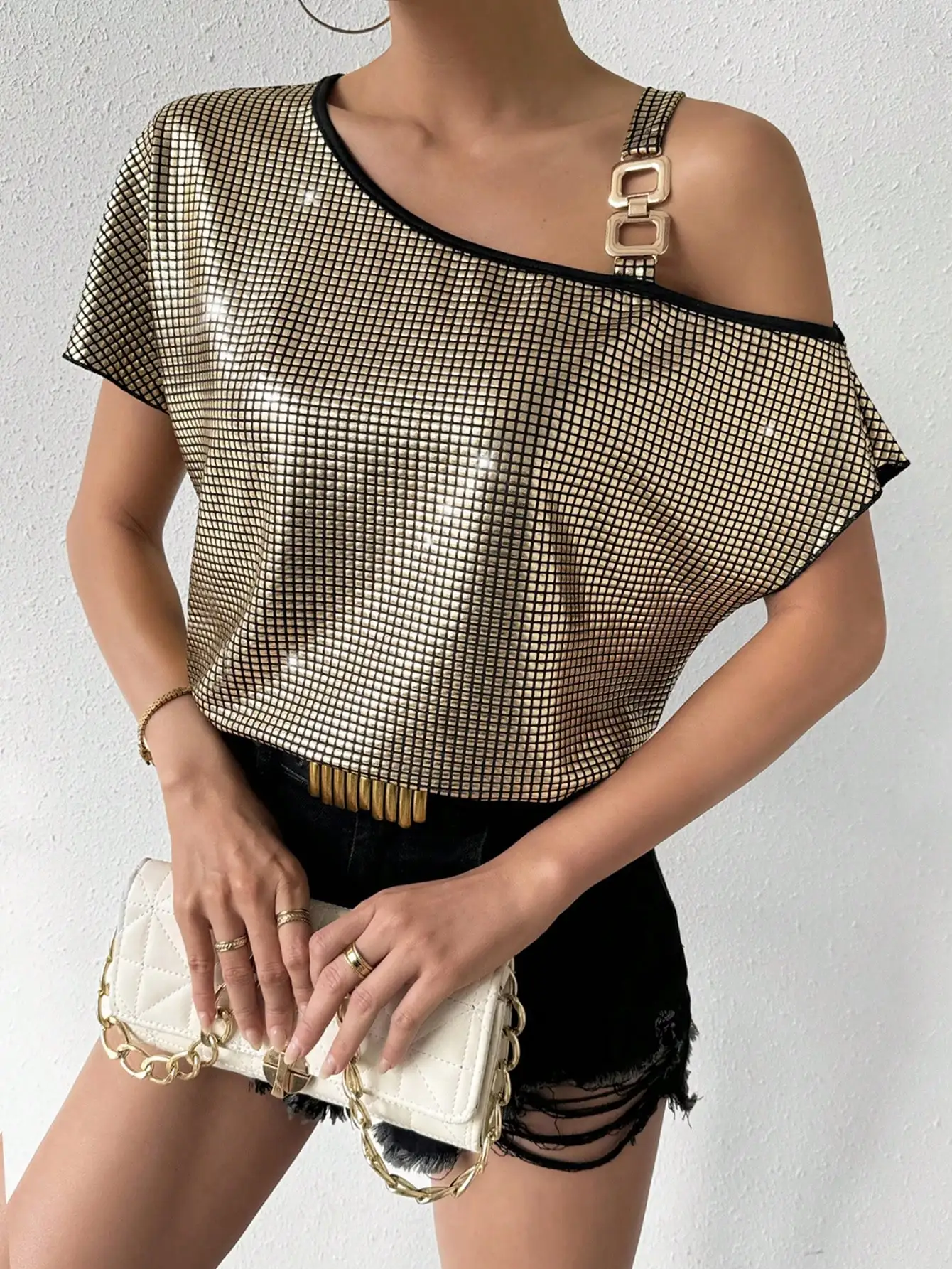 Bruna® | Asymmetrical Women'S Top With Collar - Image 2