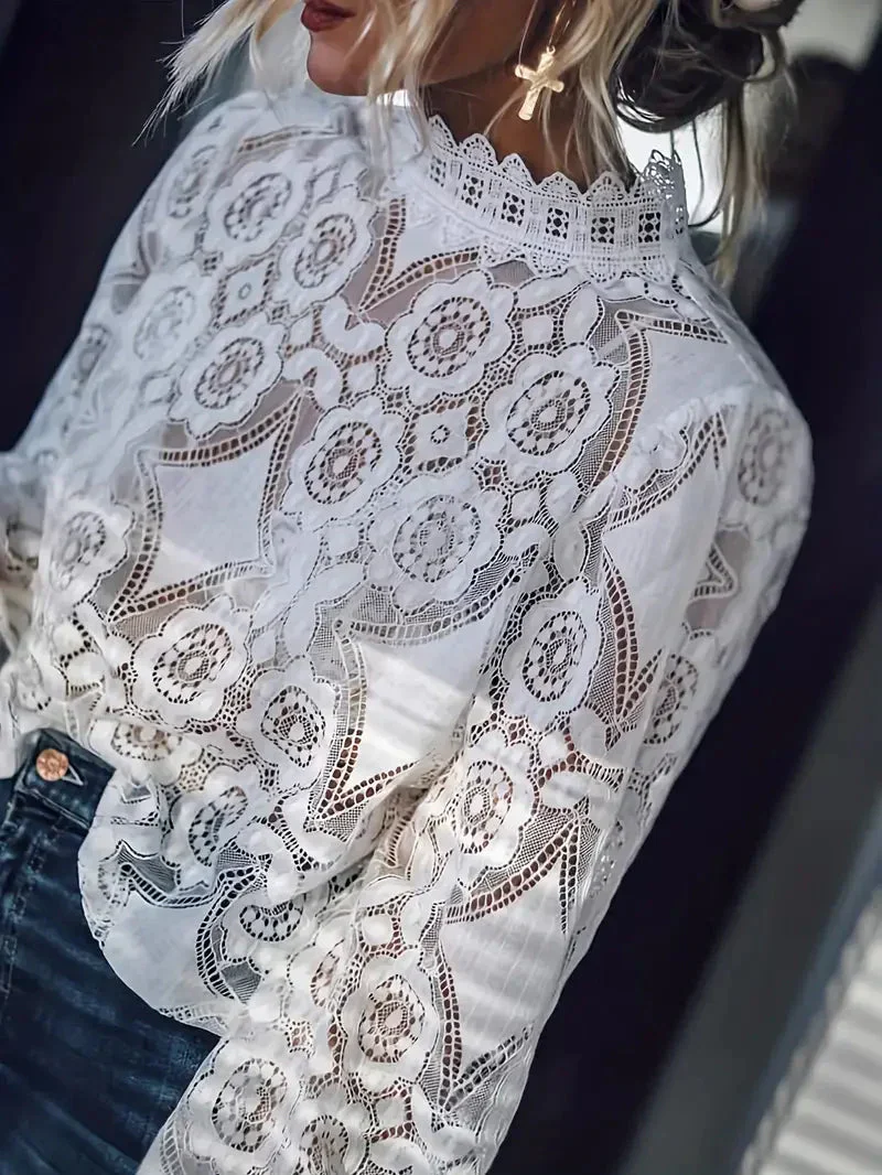 Bruna® | Women's lace blouse - Image 2