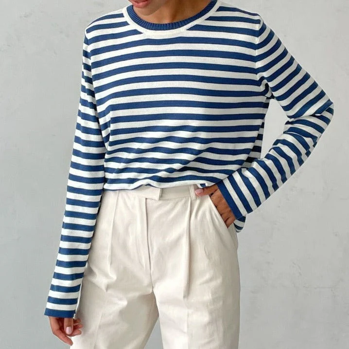 Brunella® | Women's striped long-sleeved top
