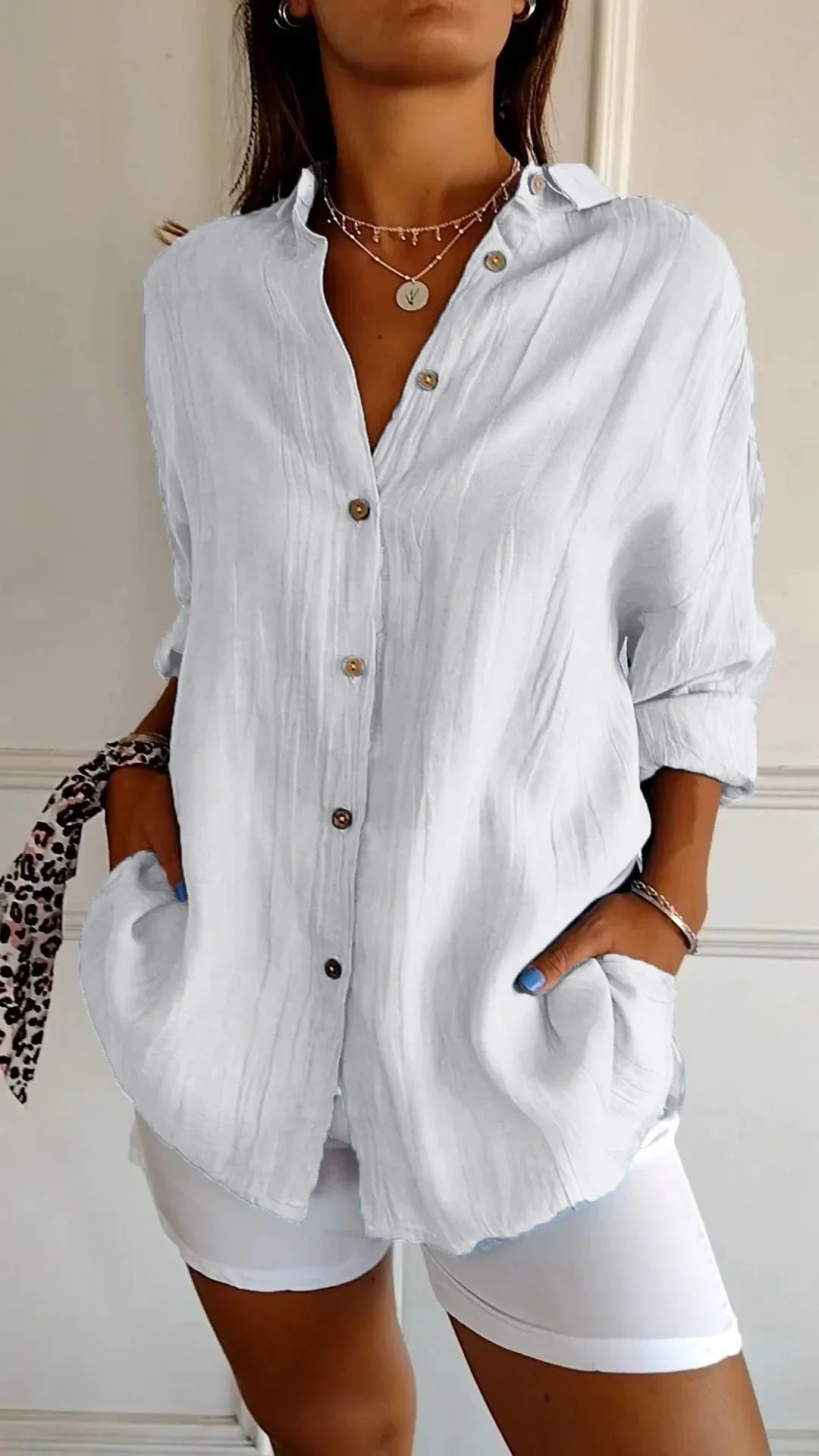 Bruner® | Versatile Shirt Blouse With Buttons - Image 13
