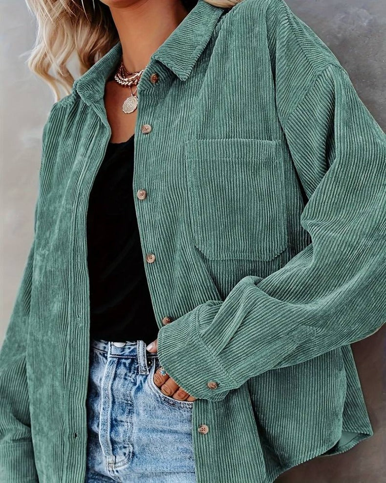 Brunet® | Stylish Oversized Blouse With Button Closure - Image 6
