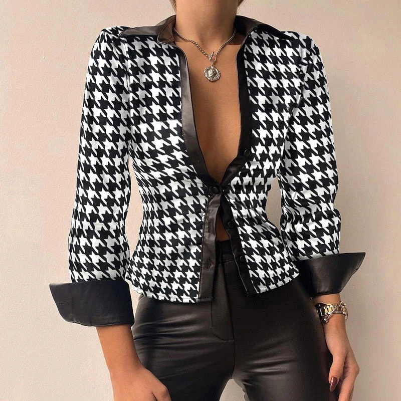 Brunhilda® | Figure-Hugging Shirt With Button Placket - Image 2