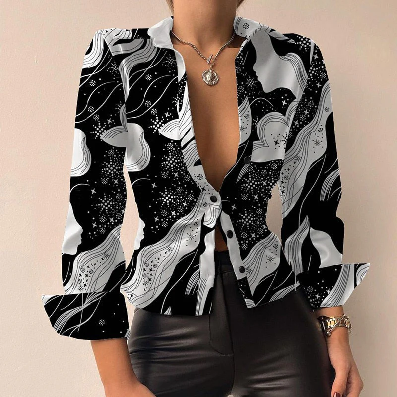 Brunhilda® | Figure-Hugging Shirt With Button Placket - Image 5