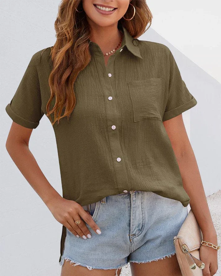 Brunson® | Short Sleeve Blouse - Image 4