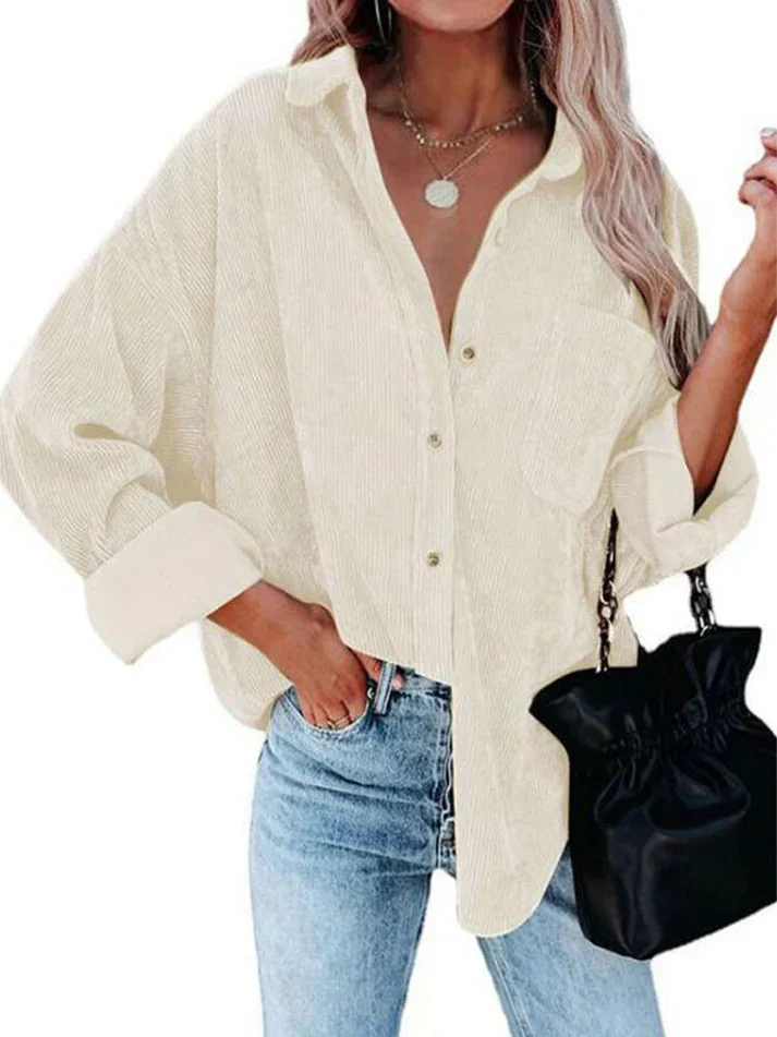Bryget® | Rib Samtblouse - Image 2