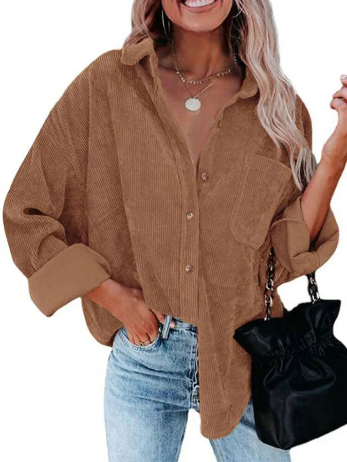 Bryget® | Rib Samtblouse - Image 3