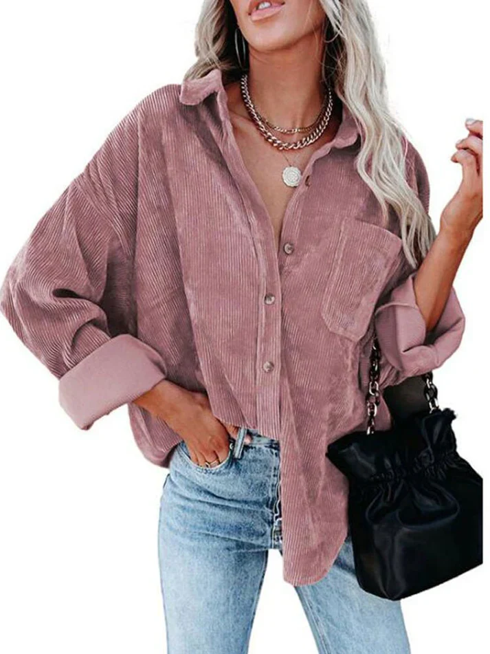 Bryget® | Rib Samtblouse - Image 4