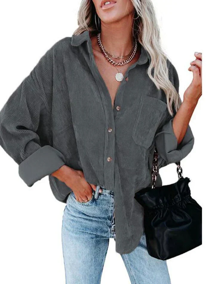 Bryget® | Rib Samtblouse - Image 5
