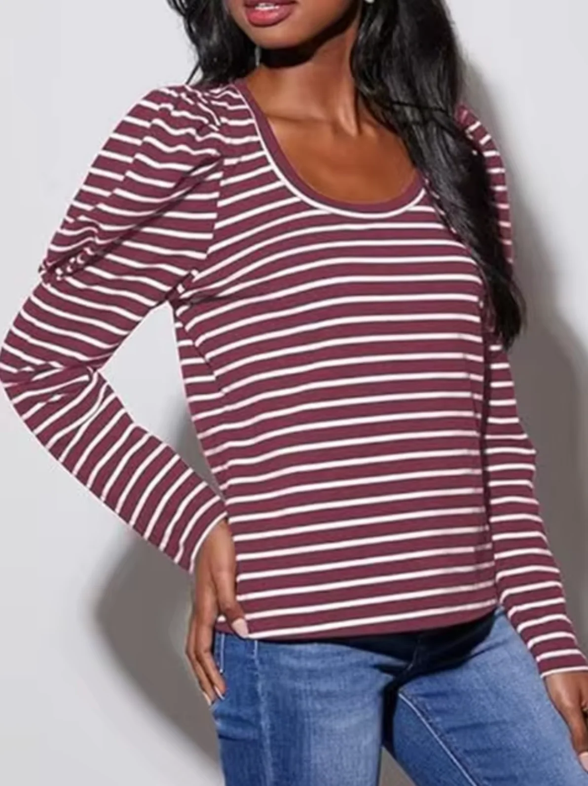 Bryton® | Puff Sleeve Sweater With Long Sleeves - Image 4