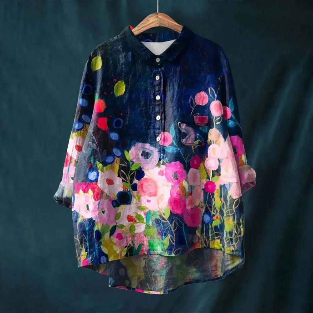 Buber® | Vintage-Blumenbluse - Image 4