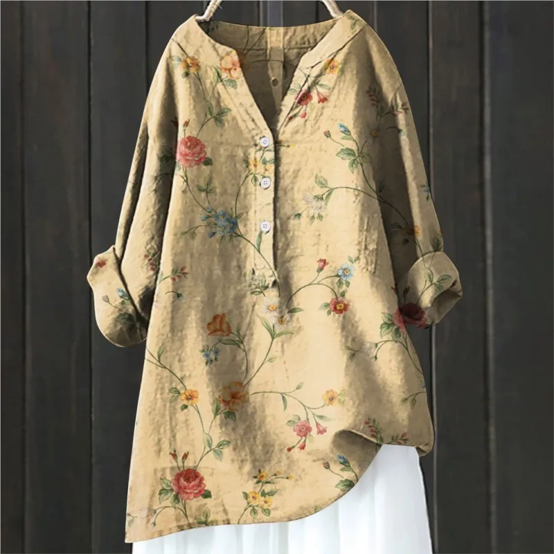 Bucaro® | Casual Floral Print Blouse - Image 3