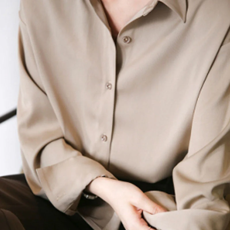 Bucek® | Women'S Clothing Silk Shirt Vintage Blouse - Image 8