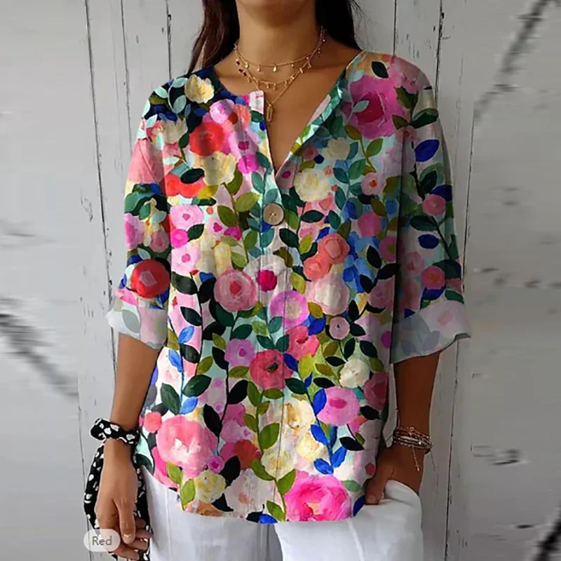 Buceti® | Cotton Linen Blouse - Image 4