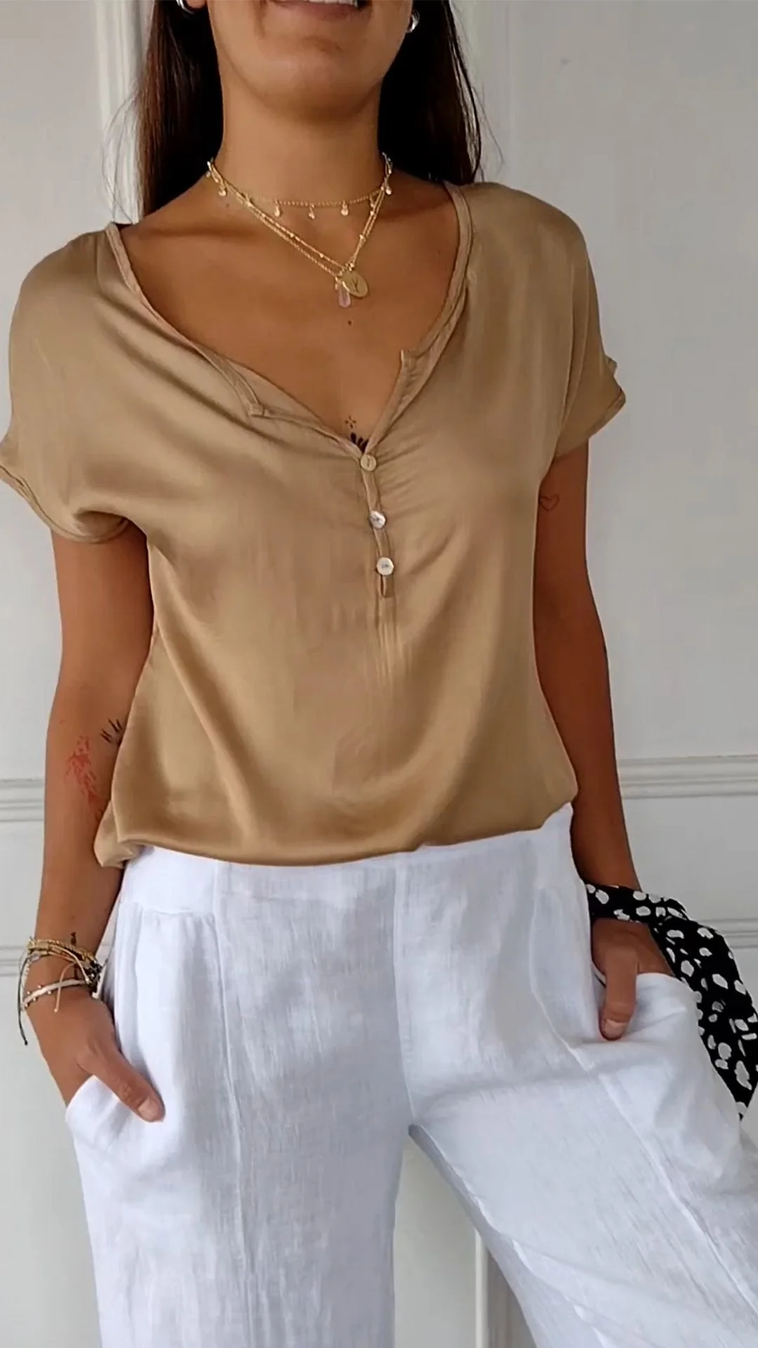 Buchal® | Comfortable V-Neck Blouse For Women - Image 5